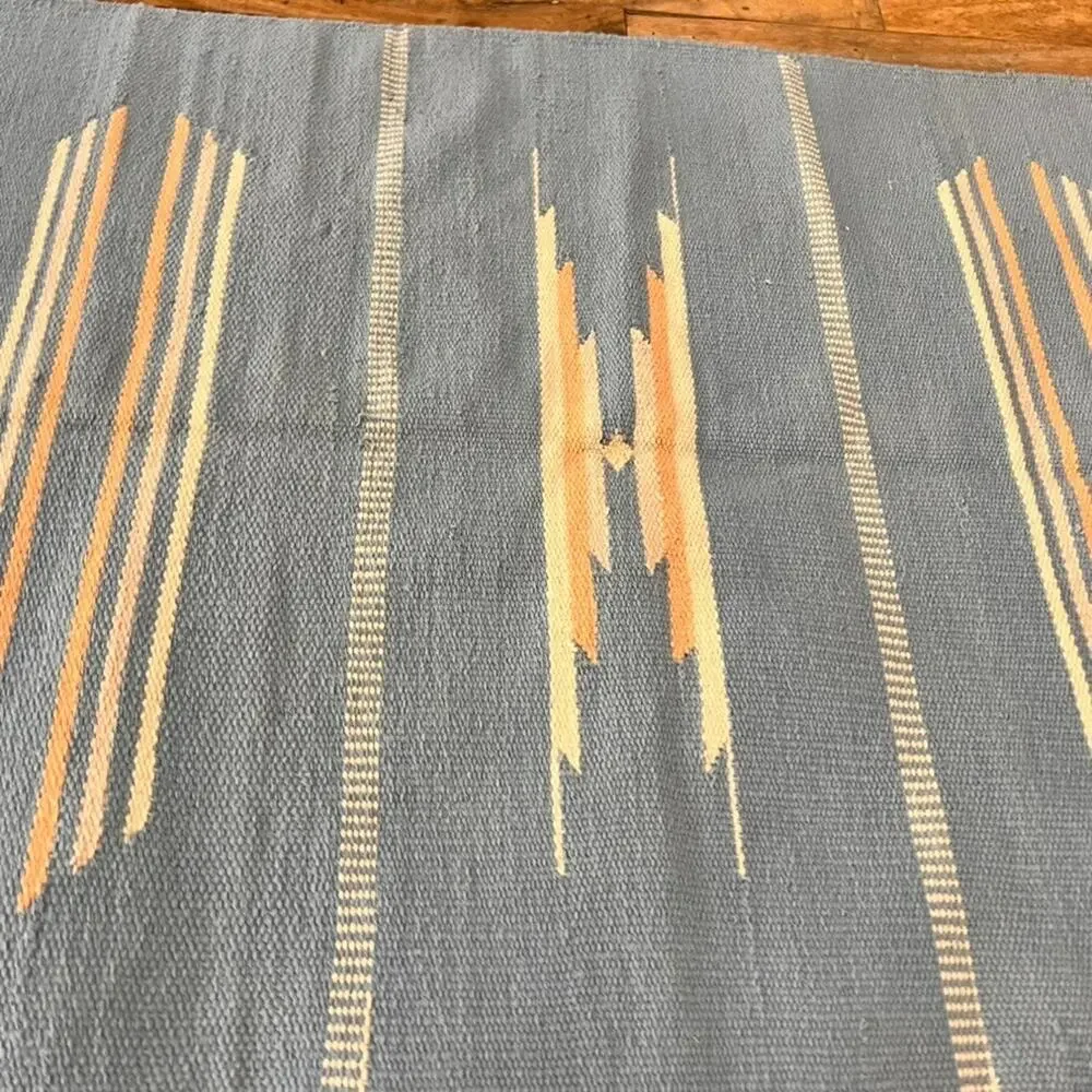 Vintage Handwoven Area Rug 48 x 28